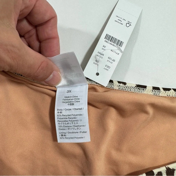 New J Crew BF109 Hipster Full Coverage Bikini Bottom Leopard Print - Picture 4 of 5